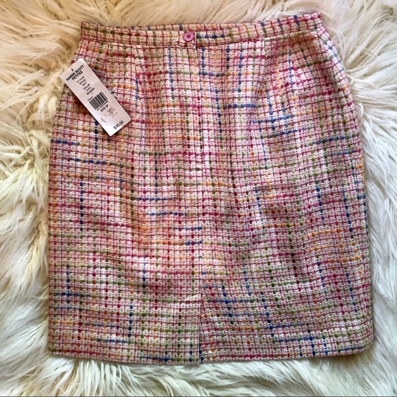 Karen Scott Petites tweed skirt size 8P NWT - Picture 3 of 6